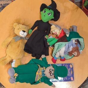 Wizard Of Oz Alma’s Designs, Topsy Turvey Doll  Dorothy Scarecrow Tin Man Lion